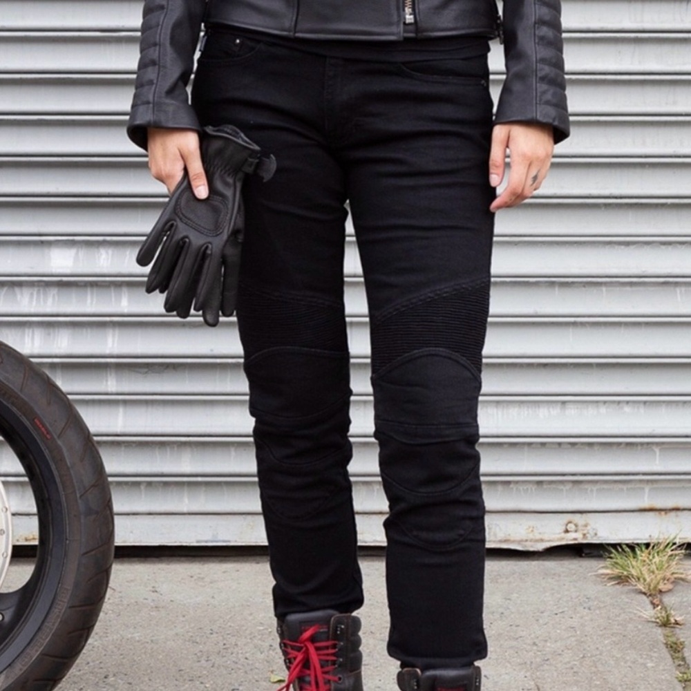 UglyBROS Twiggy Black Motorcycle Riding Jeans - Size 26
